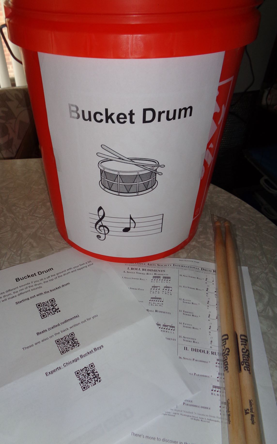 bucket drum
