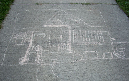 house chalk